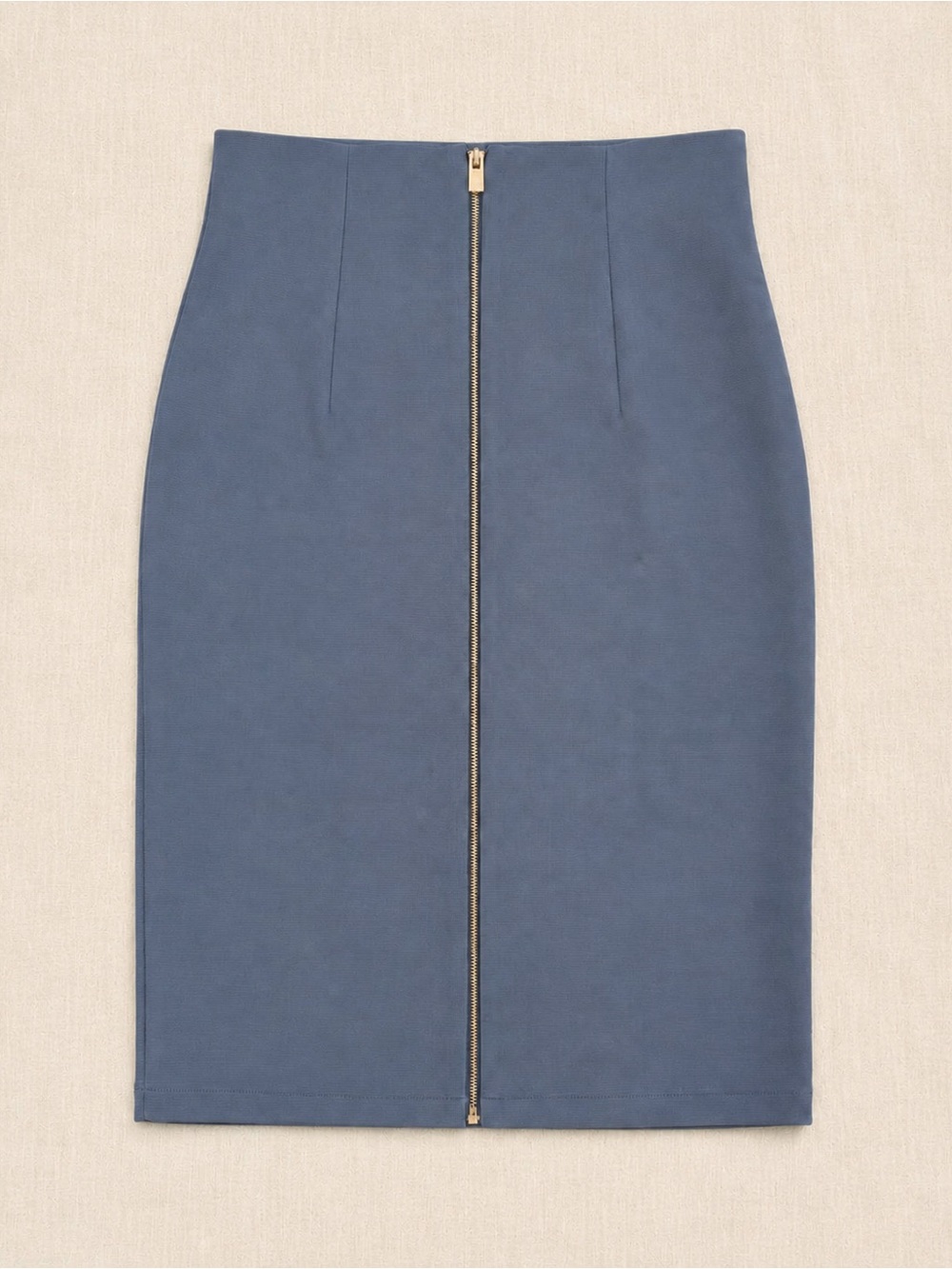 Philosophy Republic Clothing Gray Gold Zip Pencil Skirt Size 4